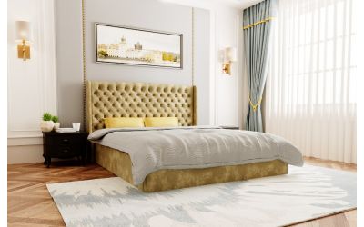 Кровать Атланта 160х200 с мягким изголовьем ArtWood