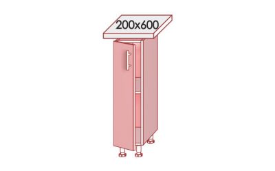 Нижний шкафчик 20 (200*820*450) PRESTIGE