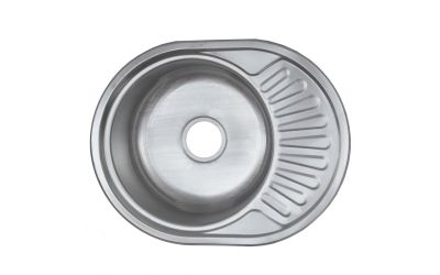 Мойка кухонная Platinum 5745_0,8 mm (сатин)