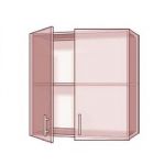 Навесной Шкаф №80* витрина (800x720) High Gloss