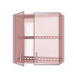 Навесной Шкаф №81* витрина (800x720) High Gloss
